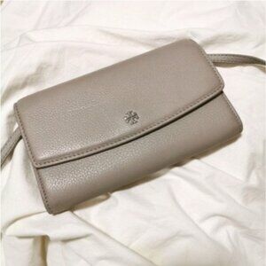 Tory Burch Dove Gray Wallet On Chain Shoulder bag Clutch